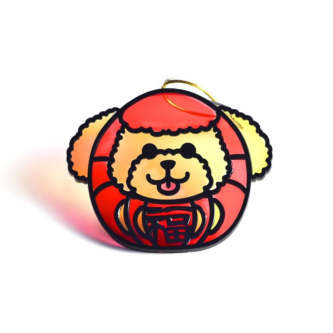 动物达摩 (贵妇狗) 挂饰 / 匙扣 - 订制抱枕/饰品 - 树脂 多色