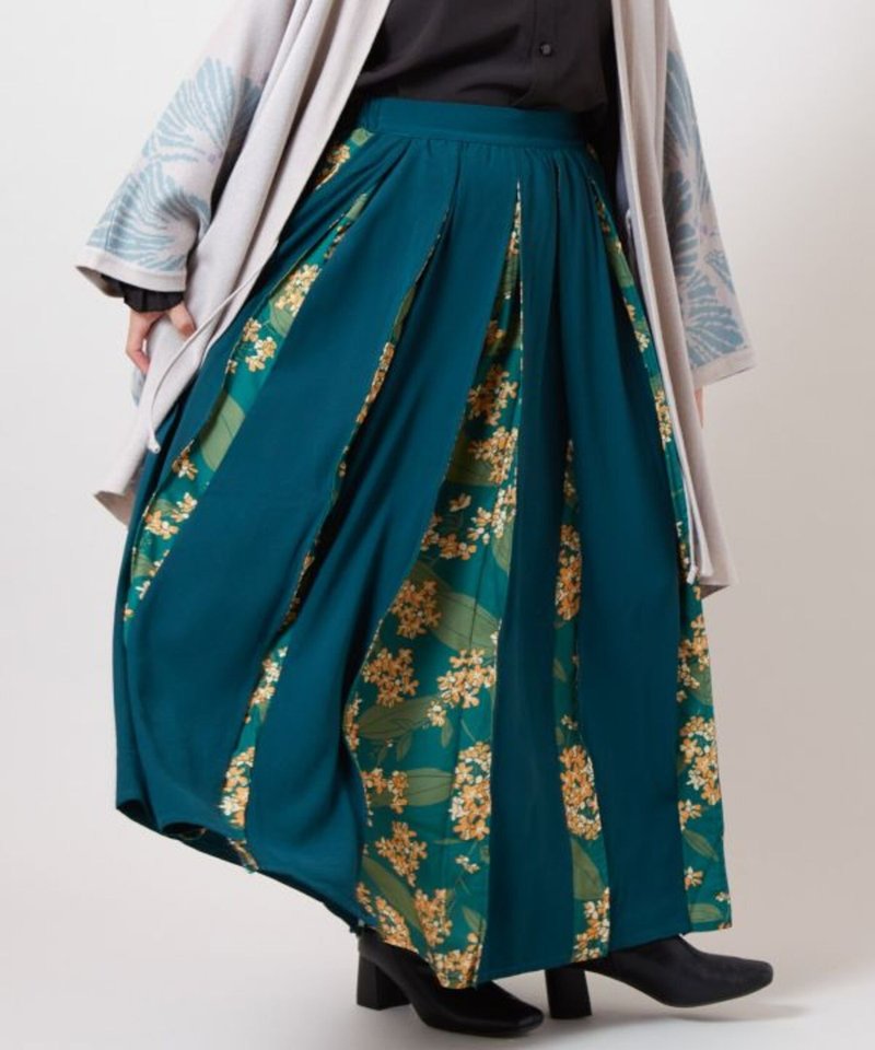 【热门预购】四季花语八挂裙  (5色) 7CQ-4313 - 裙子 - 棉．麻 