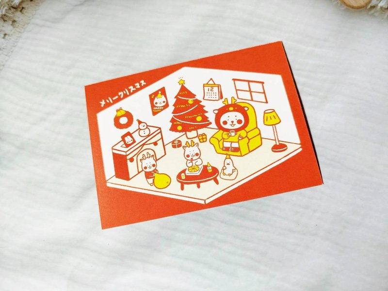 小屋过圣诞/明信片/卡片 - 卡片/明信片 - 纸 