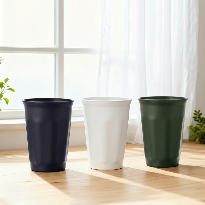 【哩皿生活】洁晶随行杯3入组 水杯 茶杯 咖啡杯 环保杯 - 咖啡杯/马克杯 - 其他材质 多色