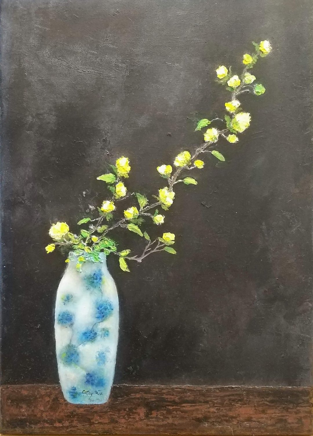 吴佳蓉油画创作  相伴 - 海报/装饰画/版画 - 颜料 黄色