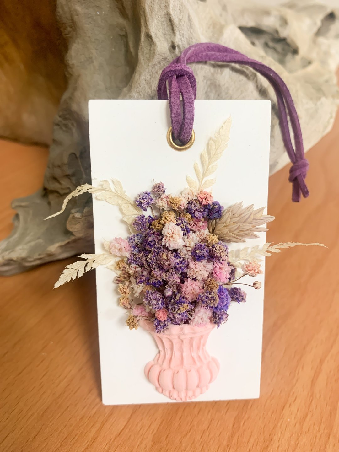 干燥花 扩香石  捧花礼 生日 母亲节 礼物【限量发售】含3ml香精 - 香薰/精油/线香 - 植物．花 粉红色