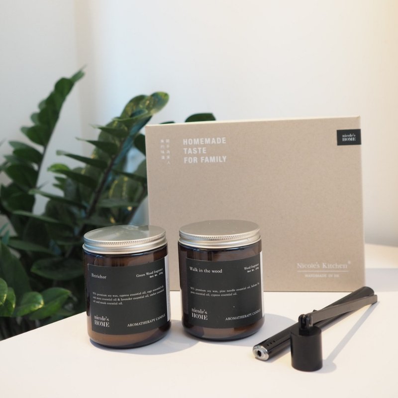 【圣诞礼品】香薰蜡烛礼盒 - 蜡烛/烛台 - 蜡 粉红色