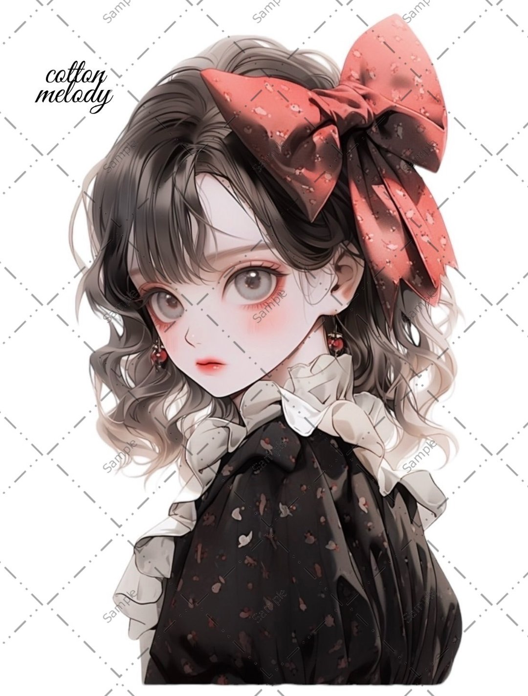 原创贴纸 no.439 人物贴纸 原创贴纸 人物贴纸 女孩贴纸 原创人物贴纸 - 贴纸 - 纸 