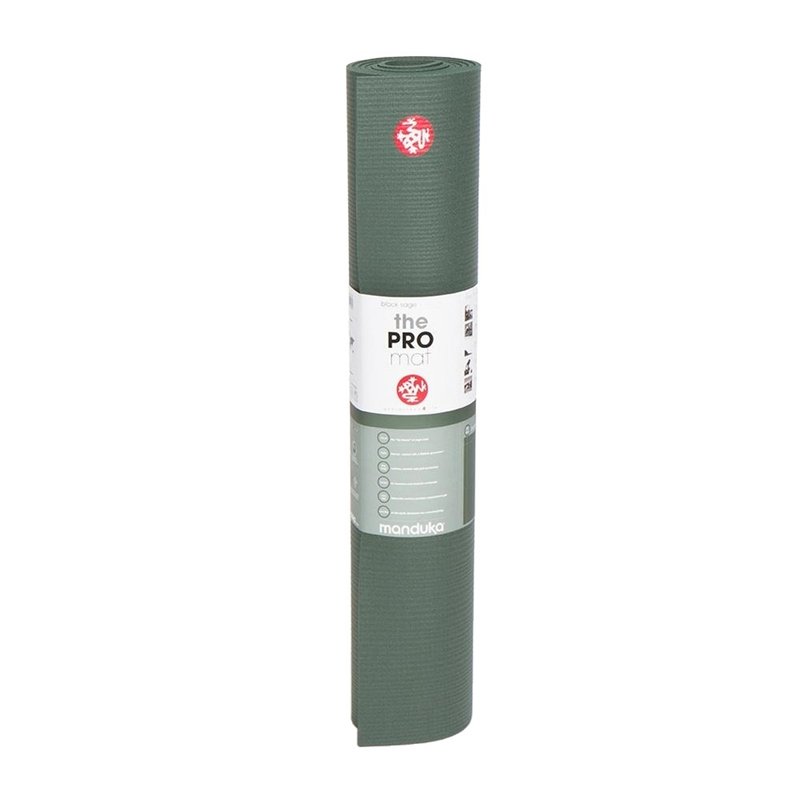 【Manduka】PRO Mat 瑜珈垫 6mm - Black Sage - 瑜珈垫 - 其他材质 绿色