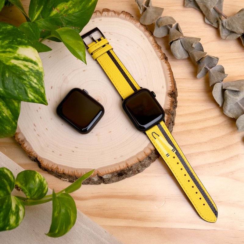 李小龙双截棍 | 苹果智能腕表表带 - 表带 - 真皮 银色