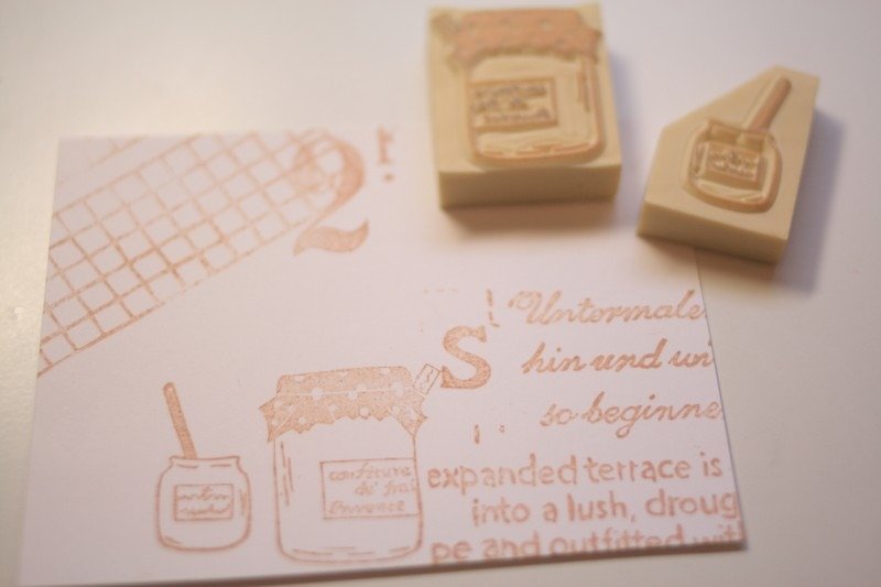 拼贴小日子-1(果酱组) - 印章/印台 - 橡胶 