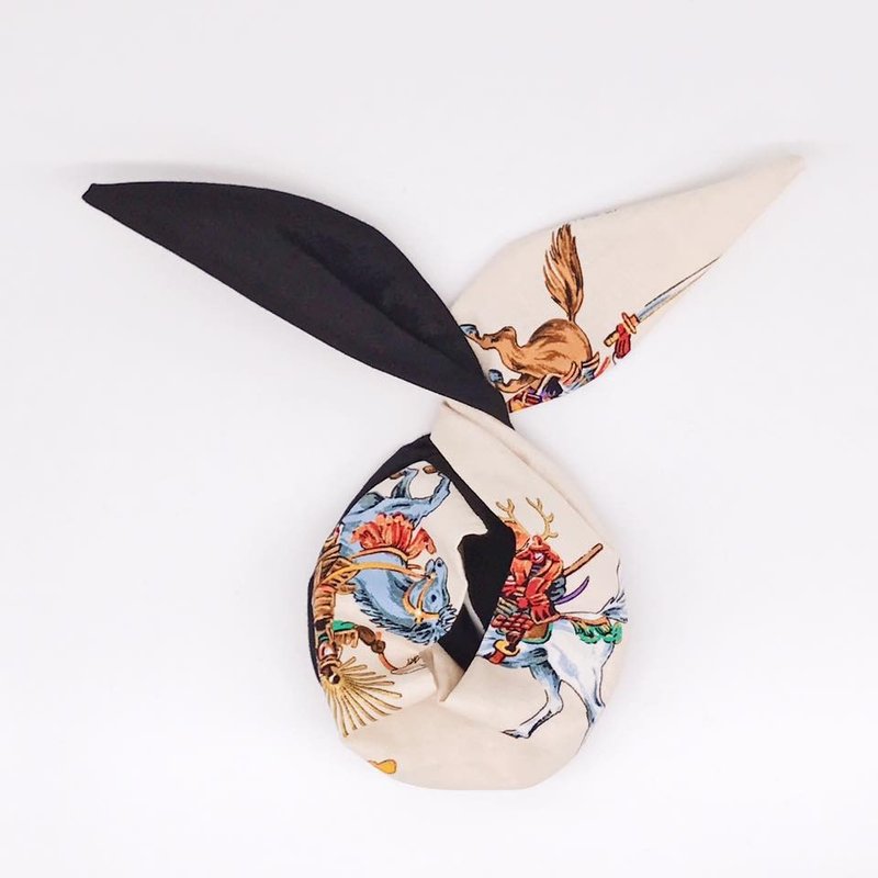 骑士精神 铁丝款 发带 手工发带 限量发带 - 发饰 - 棉．麻 卡其色