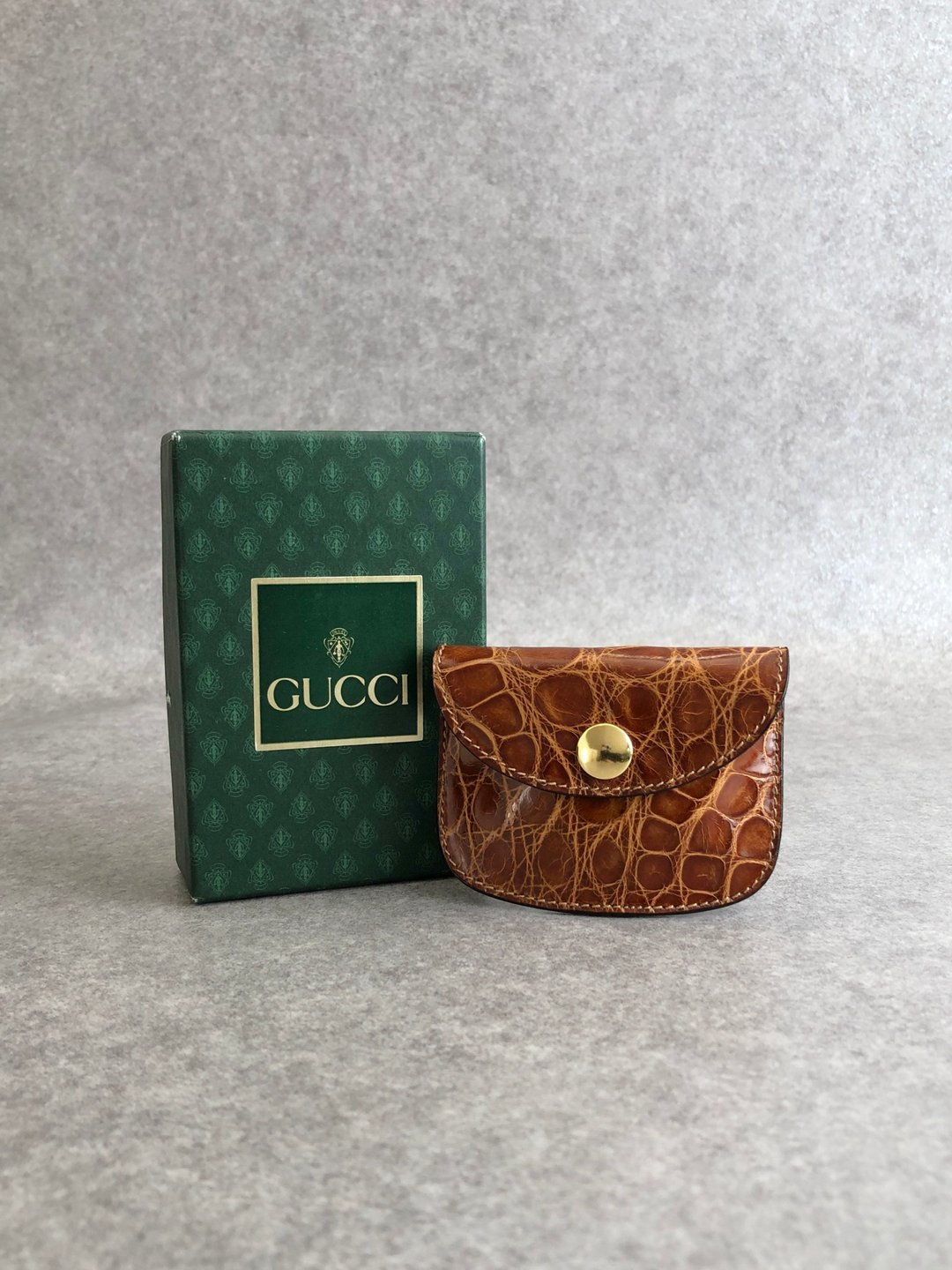 【 日本直送 名牌中古包 】GUCCI 古驰 钱包 棕色 皮革 零钱包 vintage 维提吉 老品 djs68d - 零钱包 - 真皮 咖啡色