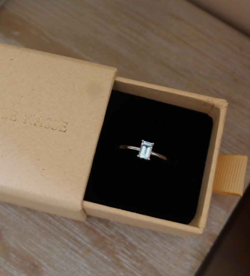 勇气之心 - 戒指 - 半宝石 银色