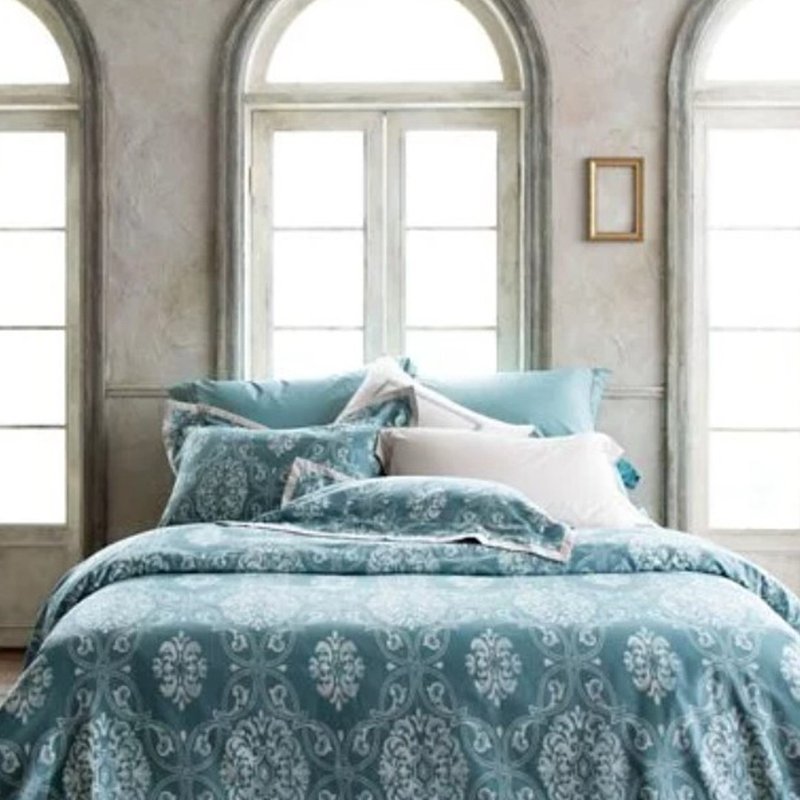 Caliphil寝具 美国棉300织/双人/加大床包被单四件组/伯利恒之星/ - 寝具 - 棉．麻 绿色