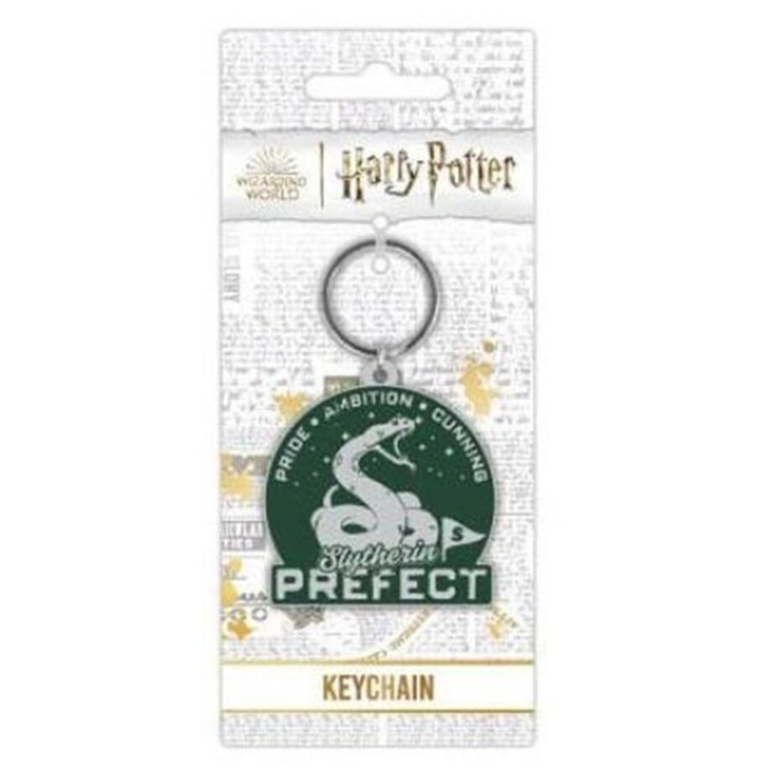 【哈利波特】史莱哲林学院图腾 橡胶钥匙圈/HARRY POTTER/SLYTHER - 吊饰 - 橡胶 绿色