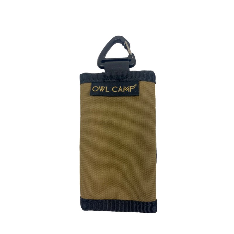 【OWL CAMP】沙色钥匙包 - 零钱包 - 其他材质 卡其色