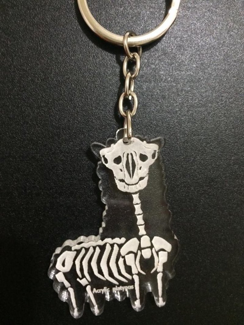 力克鸭⇝草泥马(骨骼系列)⇜项链/钥匙圈 - 项链 - 压克力 白色