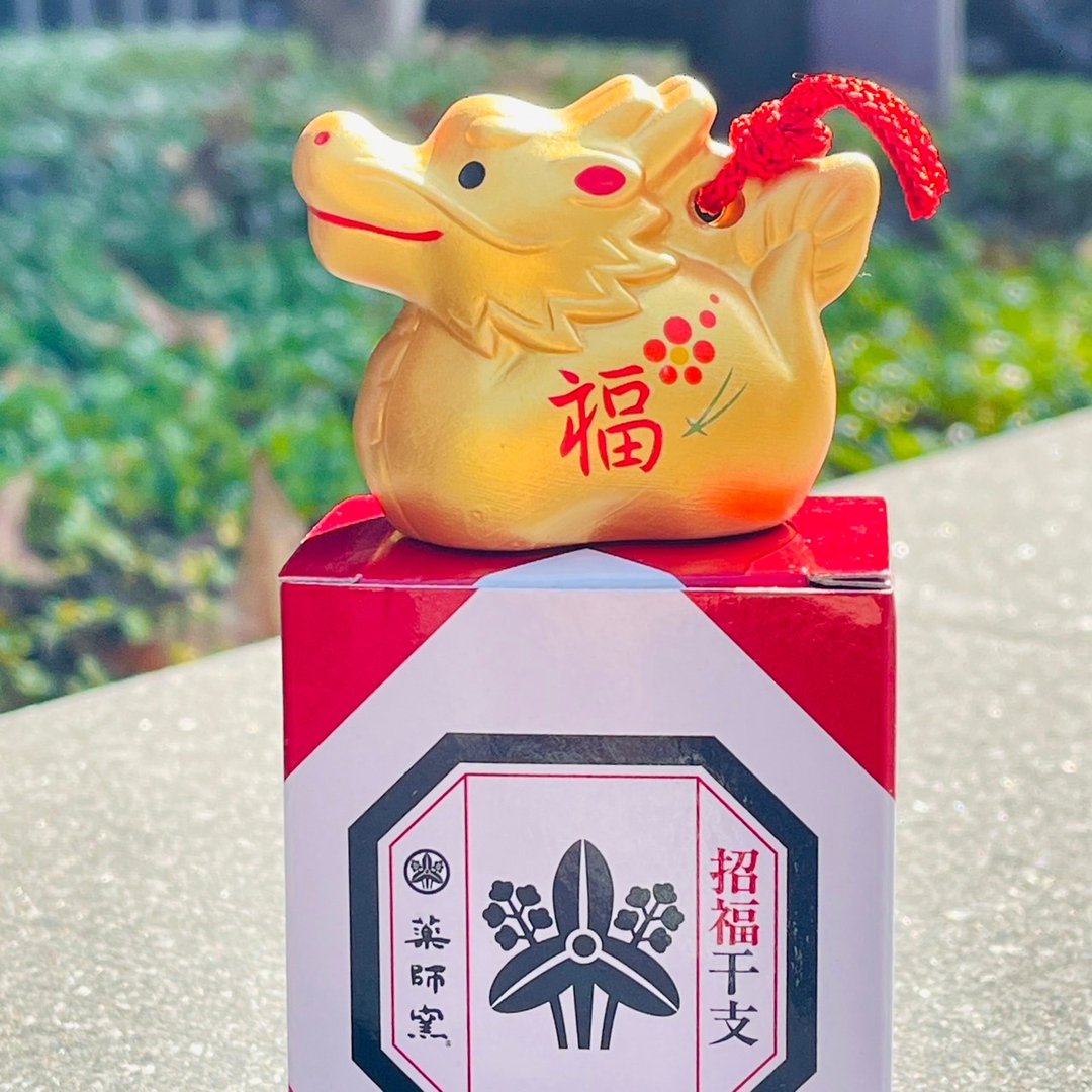 濑户烧 - 彩耀金福土铃福寿龙 - 摆饰 - 陶 金色