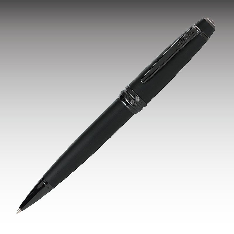 CROSS Bailey贝礼系列哑光黑原子笔免费刻字  (原厂正货) - 圆珠笔/中性笔 - 其他金属 黑色