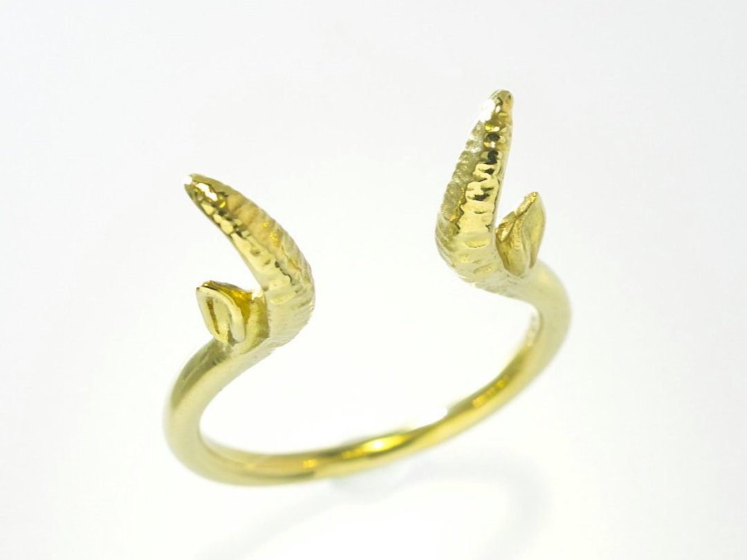 Japan Quality | inGod NUDE Ring Morph The GOAT Brass - 戒指 - 其他金属 金色