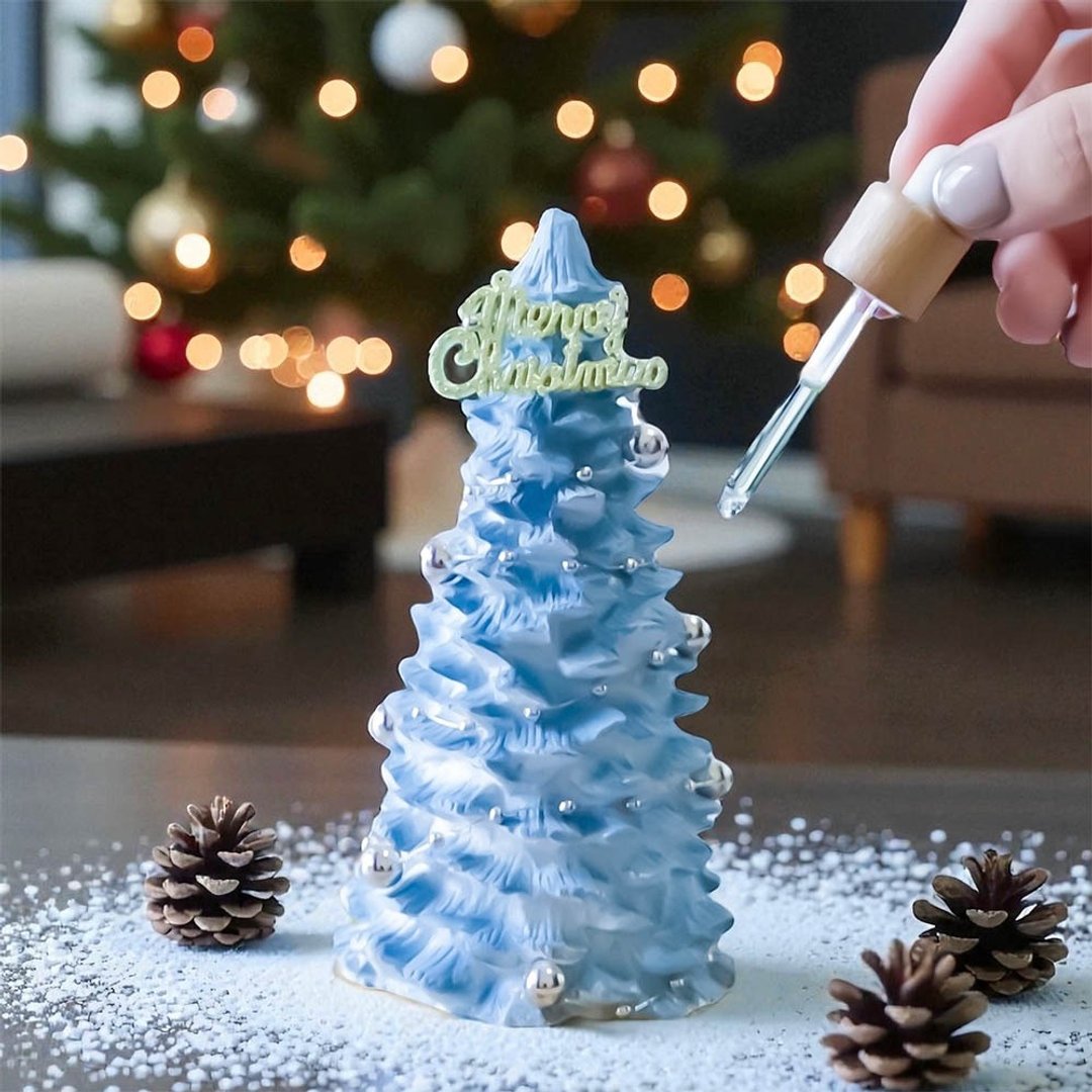 Happy Christmas 北欧极光圣诞树扩香 | 赠 5ml 香氛油 | 圣诞香氛 - 香薰/精油/线香 - 植物．花 卡其色