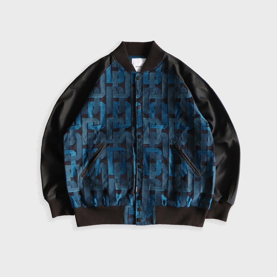 DYCTEAM - LINKE(D) Baseball Jacket - 男装外套 - 棉 蓝色