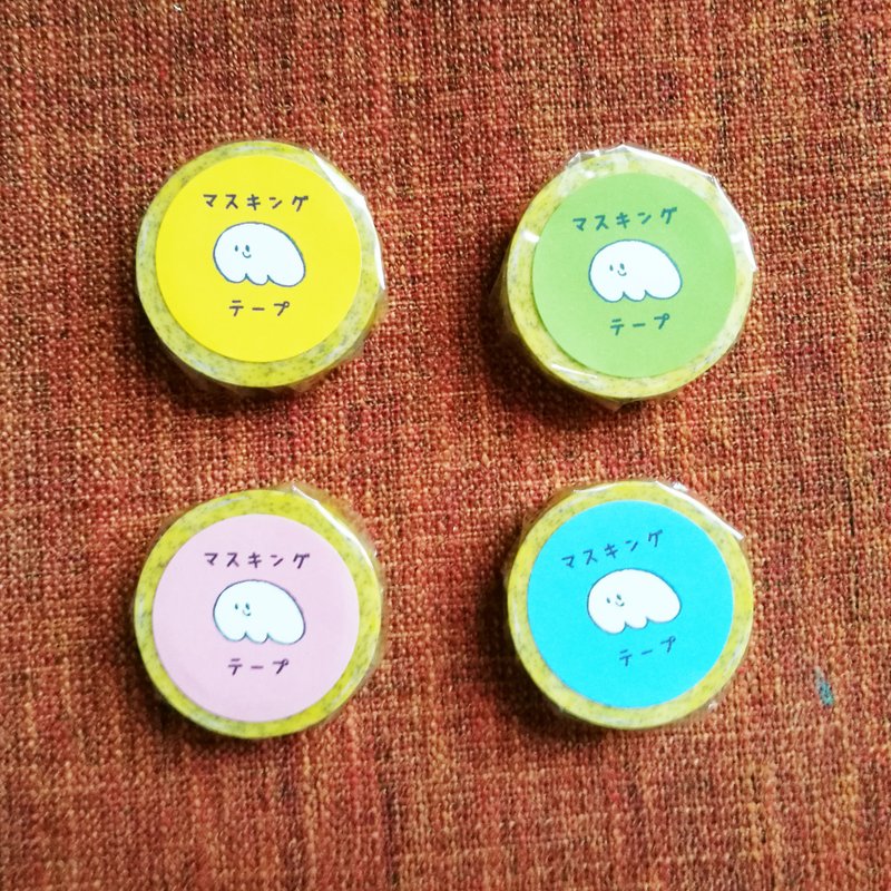 Mokumoku maskingtape - 纸胶带 - 纸 黄色