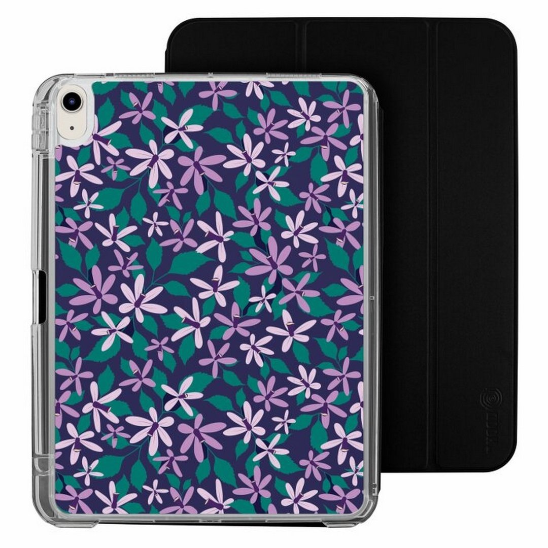 Chinaberry Flower iPad Air/Pro 2024 可拆式防摔透明 实色折套 - 平板/电脑保护壳 - 塑料 多色