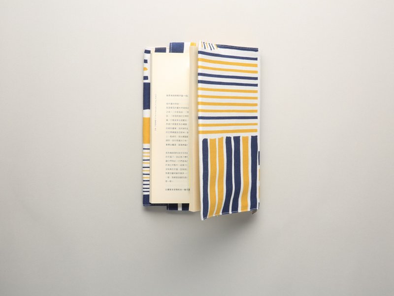 书衣/铁皮屋/黄蓝 - 笔记本/手帐 - 棉．麻 黄色