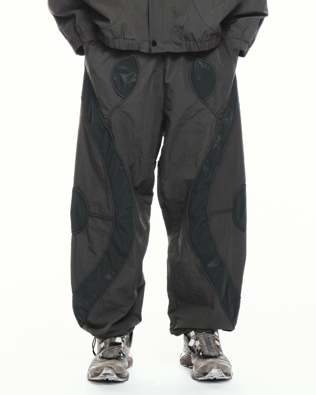 Track Pants - 男装外套 - 聚酯纤维 灰色