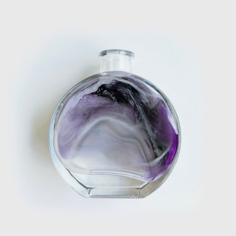 流体艺术花瓶 - 花瓶/陶器 - 玻璃 多色