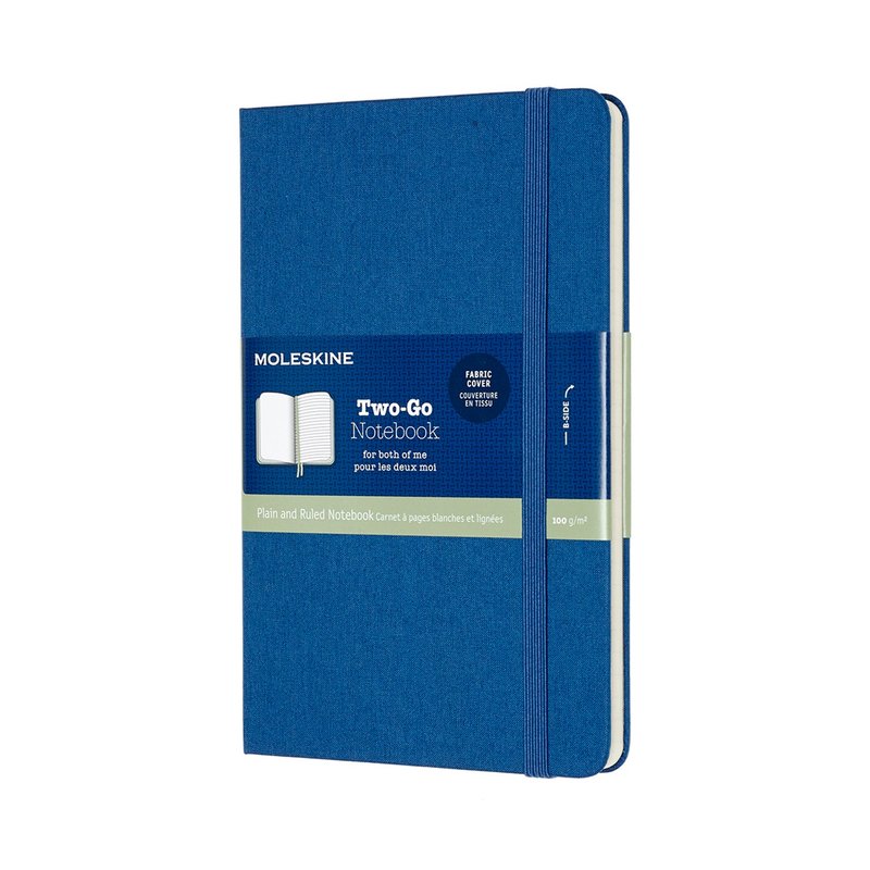 _勿上架_【优惠特卖】MOLESKINE TWOGO 笔记空白横线 - 青金石蓝 - 笔记本/手帐 - 纸 蓝色