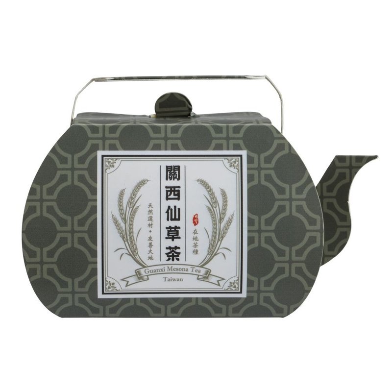 六福村x六福庄  茶壶造型仙草茶礼盒 官方直营 礼盒系列 - 茶 - 纸 绿色