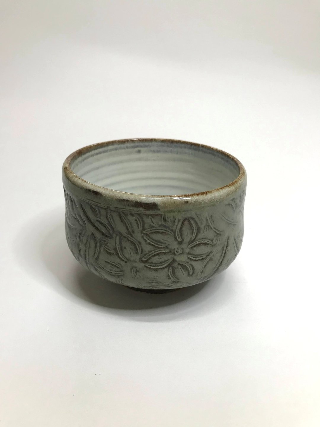 曾永鸿  灰釉刻花杯 - 茶具/茶杯 - 陶 
