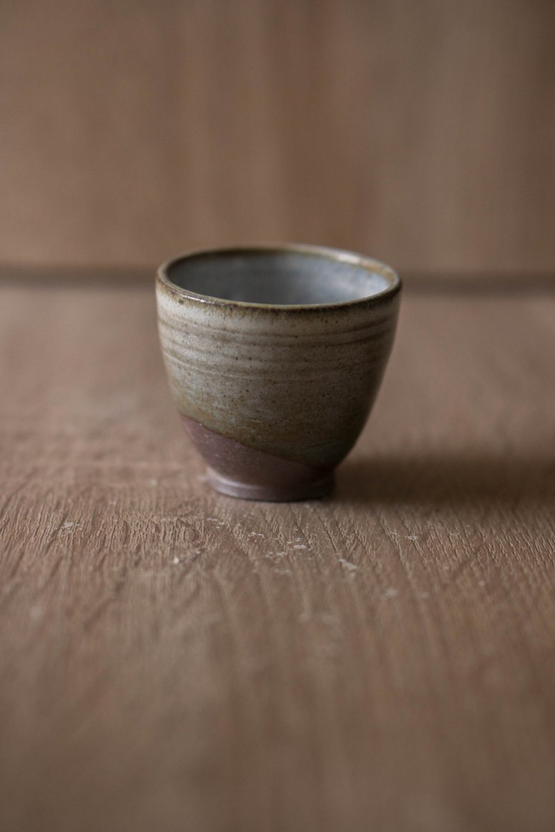 柴烧小茶杯 - 茶具/茶杯 - 陶 白色