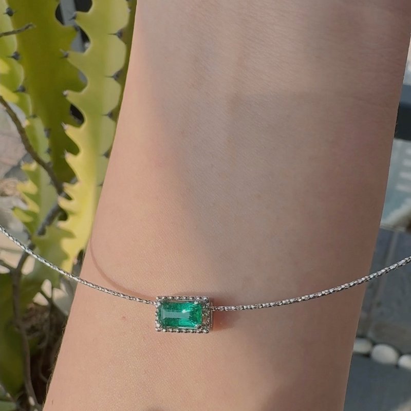 春曜绿光项圈 - 项链 - 贵金属 