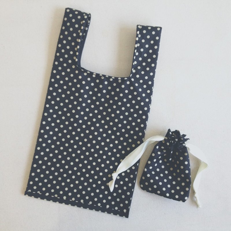 点点 购物袋 - 手提包/手提袋 - 尼龙 黑色