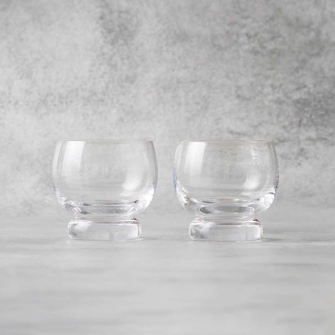 日本苏打玻璃杯 fuwari 250 毫升 2P - 玻璃杯 - 玻璃 透明