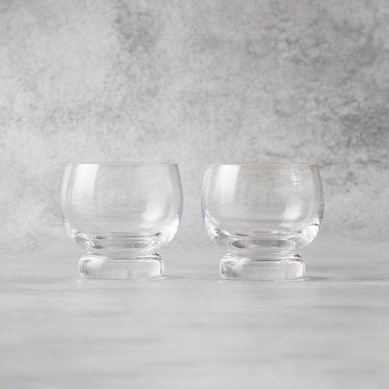 日本苏打玻璃杯 fuwari 250 毫升 2P - 玻璃杯 - 玻璃 透明
