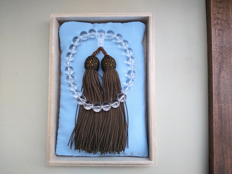 水晶念珠 / 焦茶色 - 其他 - 水晶 咖啡色