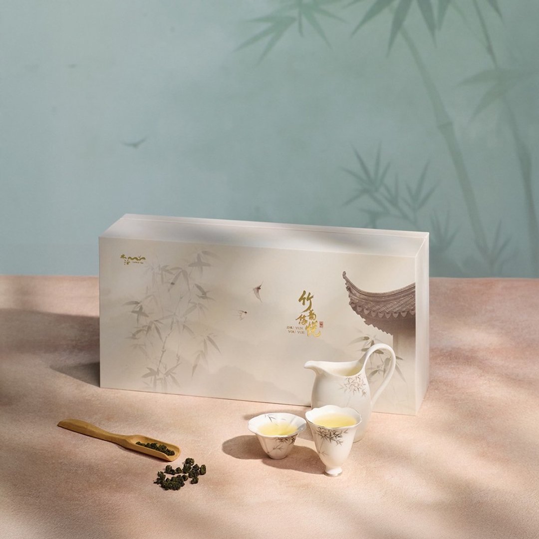 【竹韵悠悦】中秋礼盒 l 台湾茶 l 送礼首选 l 文青设计 l 限定款 - 茶 - 纸 