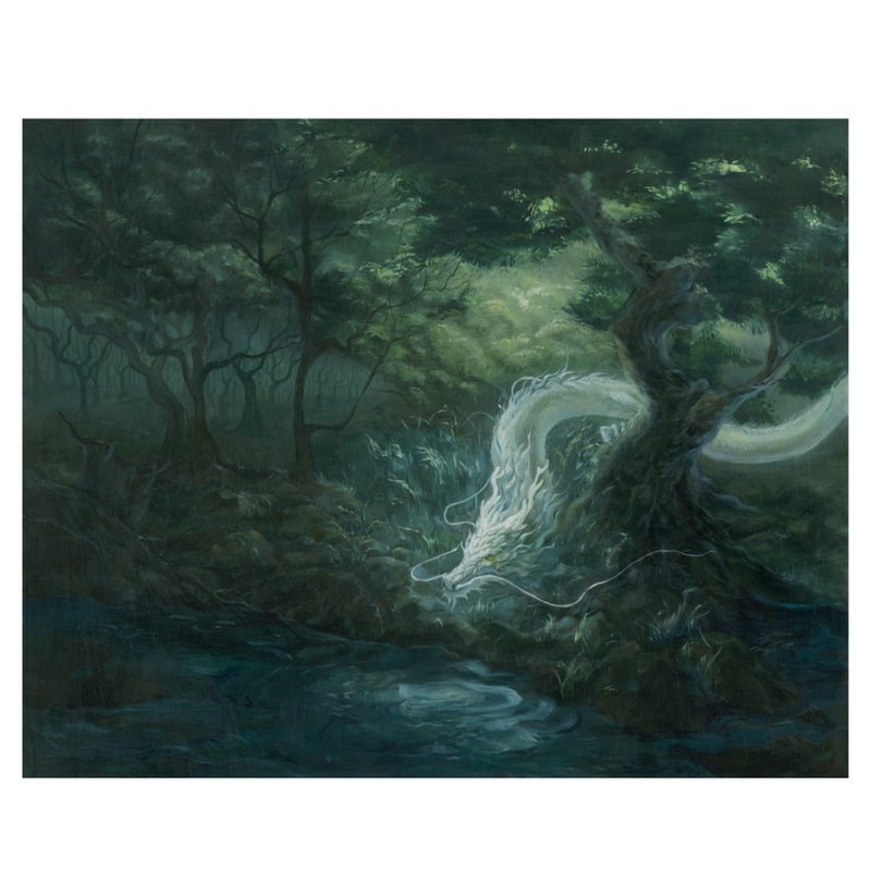 遊 【限量收藏级版画 亲签编号】 - 海报/装饰画/版画 - 亚麻 