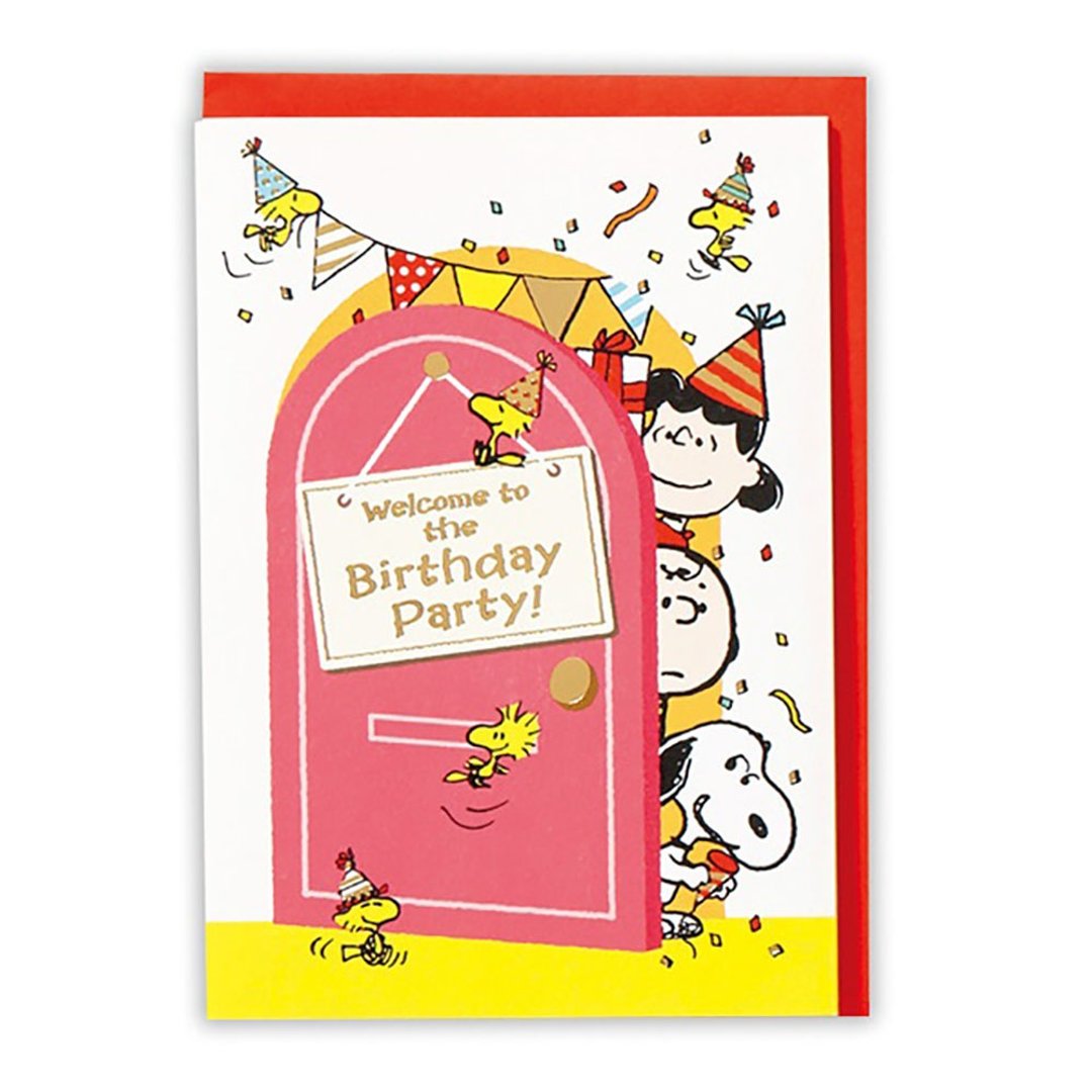 立体草莓蛋糕【Hallmark-Snoopy立体卡片 JP生日祝福】 - 卡片/明信片 - 纸 多色