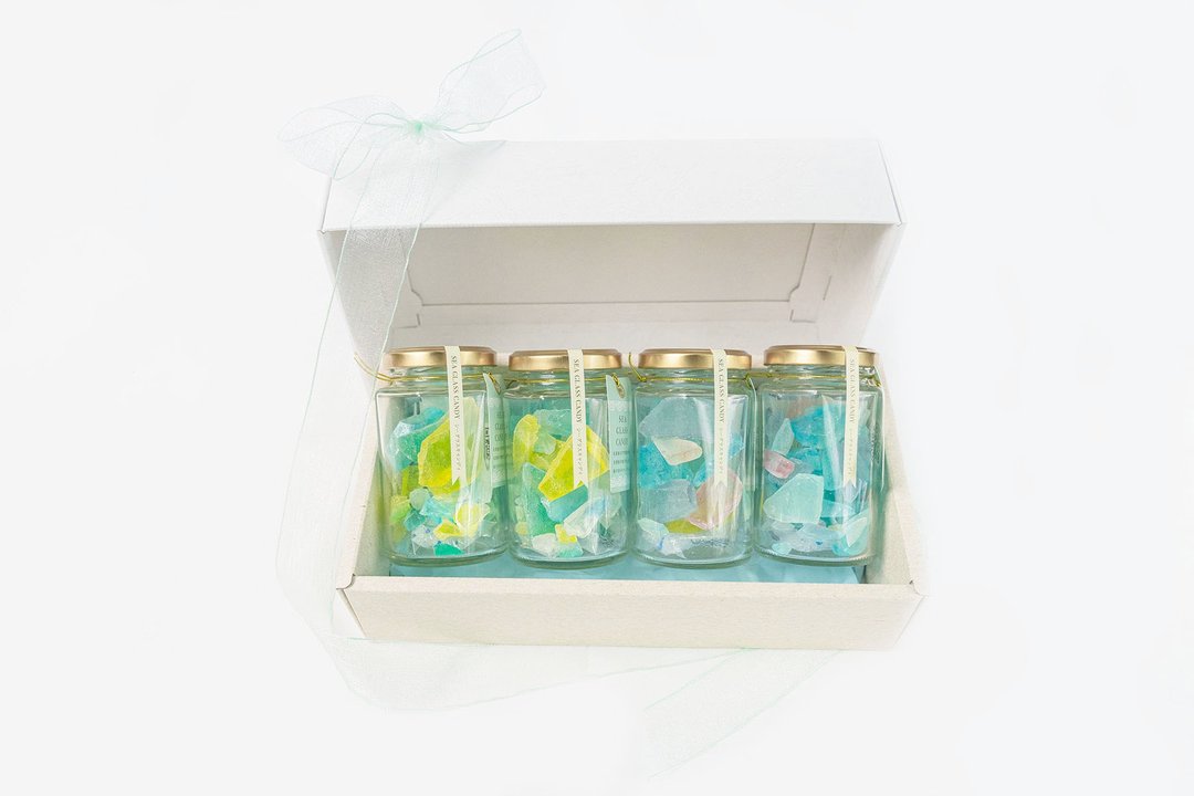 SEA GLASS CANDY sea glass candy gift box set of 4 - 其他 - 玻璃 多色
