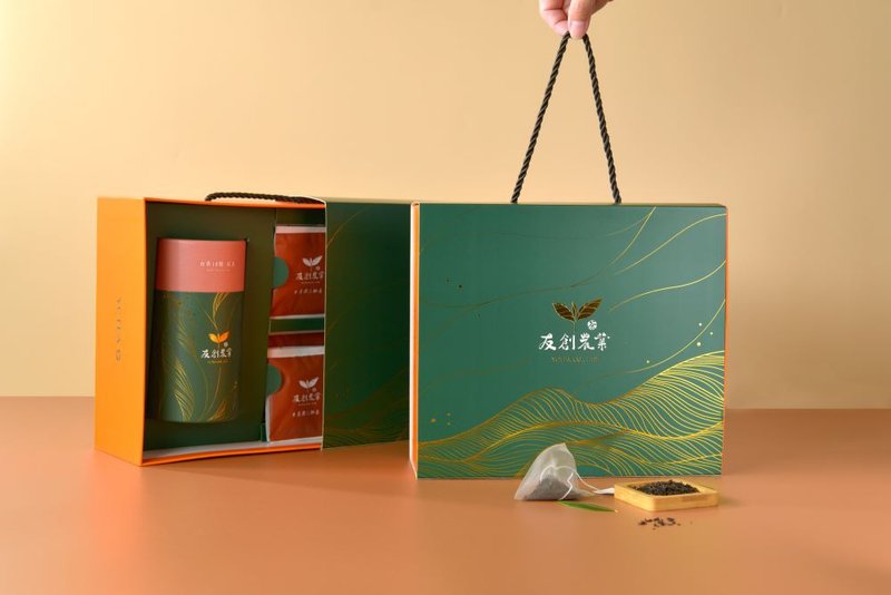 中秋礼盒【茶食x友创 联名】 茶礼 红 | 茶席等级茶叶x茶包 - 茶 - 新鲜食材 