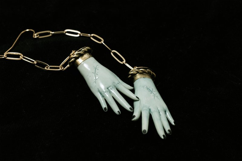 僵尸小手手- 耳环 - 耳环/耳夹 - 铜/黄铜 金色