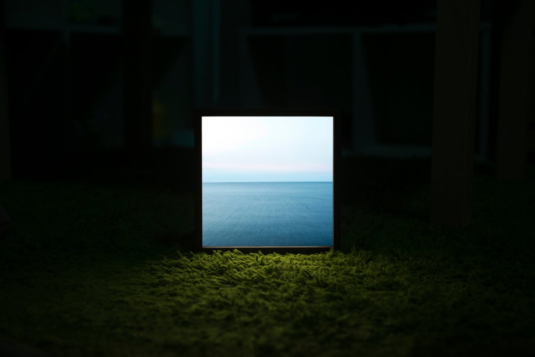 Lighto光印样 Mini灯箱  春光乍现(aPo) - 画框/相框 - 木头 蓝色