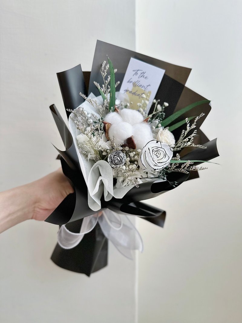 向日葵花束 毕业花束 太阳花花束 干燥花 花束 永生花 - 干燥花/捧花 - 植物．花 