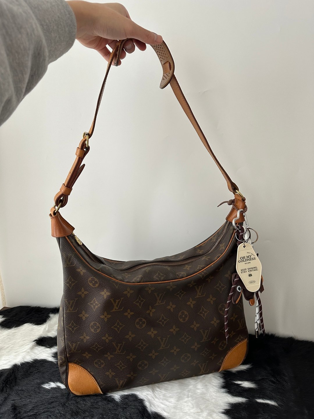 中古包 Louis Vuitton 路易威登 Monogram 牛角 Hobo 肩背包 - 手提包/手提袋 - 真皮 