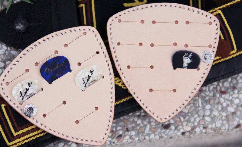 纯手工制作｜植鞣Pick包｜原色 - 其他 - 真皮 