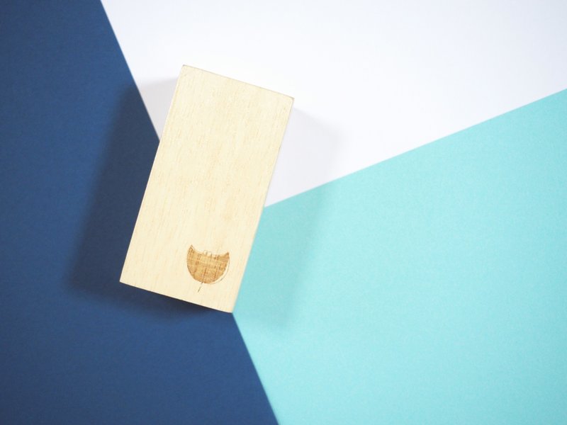 【海洋系列2.0】魔鬼鱼木牙签筒 - 收纳用品 - 木头 咖啡色