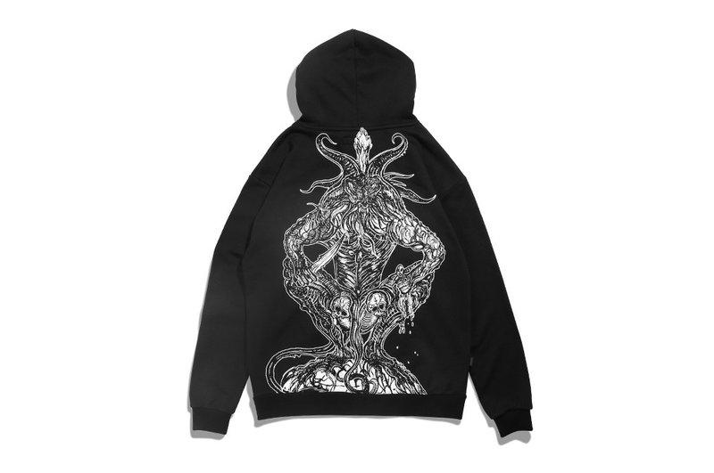 VANDAL Warhead创作帽T - 中性连帽卫衣/T 恤 - 棉．麻 黑色