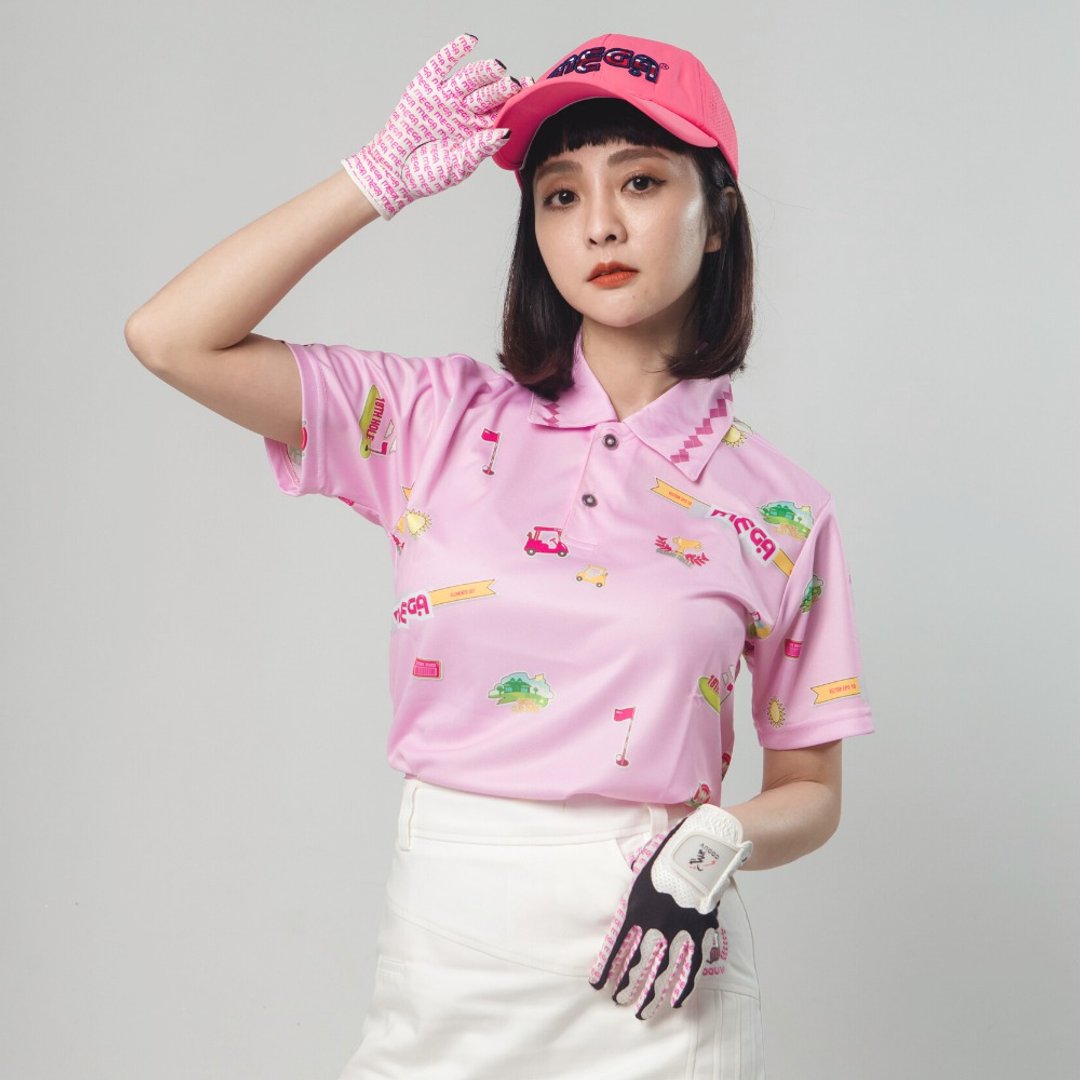 【MEGA GOLF】便利可折叠三折高尔夫球帽 - 帽子 - 其他材质 